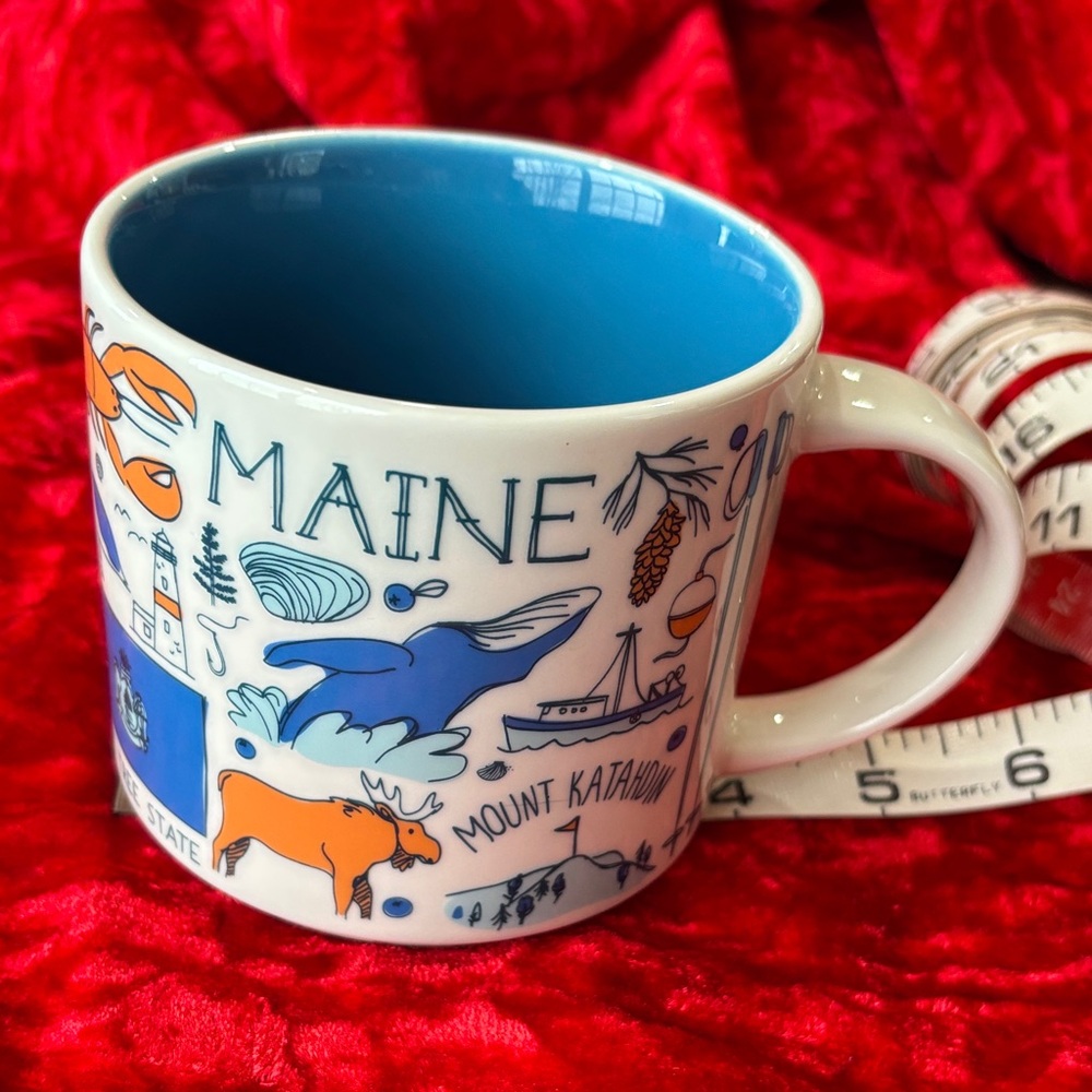 Starbucks 14oz Maine Been There Series cup mug PRISTINE Excellent Condition